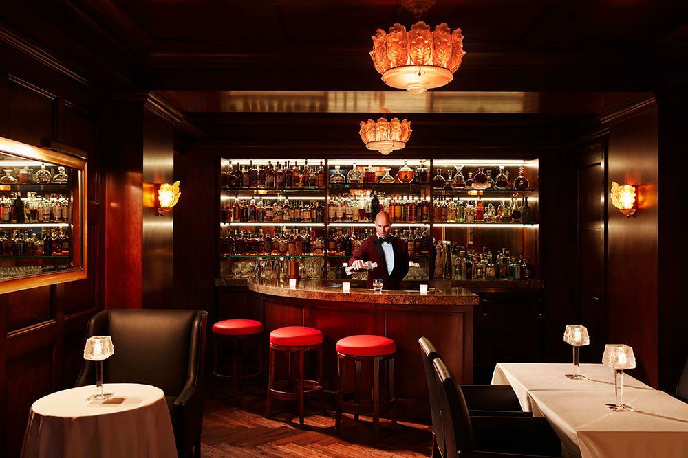 The Maybourne Beverly Hills cigar and whiskey bar
