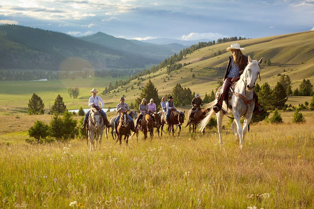 Family horseback riding adventures at The Ranch at Rock Creek