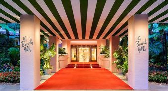 Beverly Hills Hotel red carpet entrance