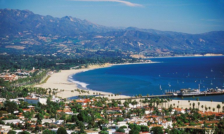 Santa Barbara aerial view