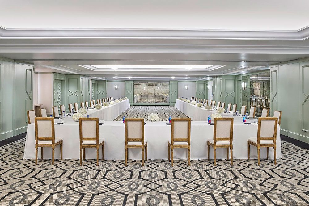 The Maybourne Beverly Hills corporate gallery meeting room