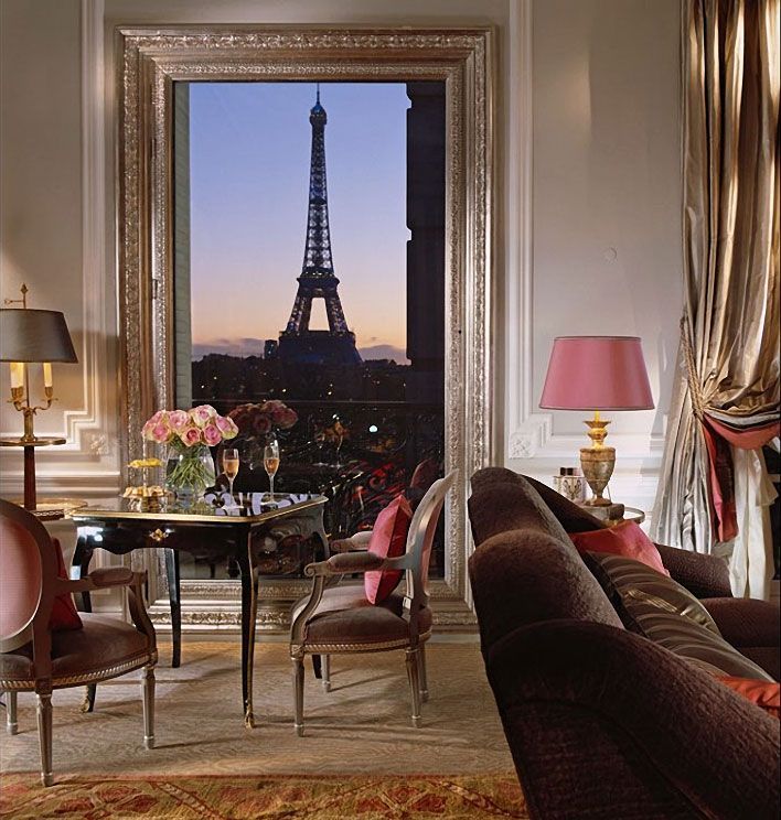 Room with a view at Hôtel Plaza Athénée