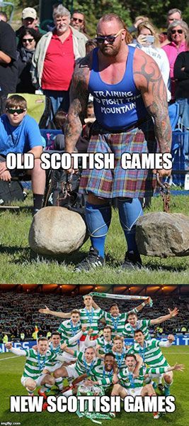 Old and new Scottish Games