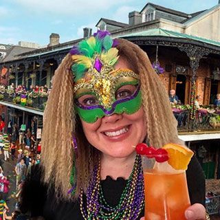 Mardi Gras in New Orleans…but from my living room.